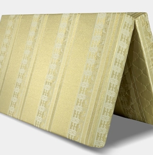 nệm mút gấp 2  may viền vải valize 1.2m*2.00m*100li 